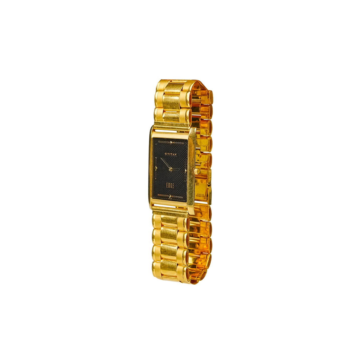 22K Gold Strap Watch with Titan Dial by Manuvel Malabar Jewellers, detail view 4